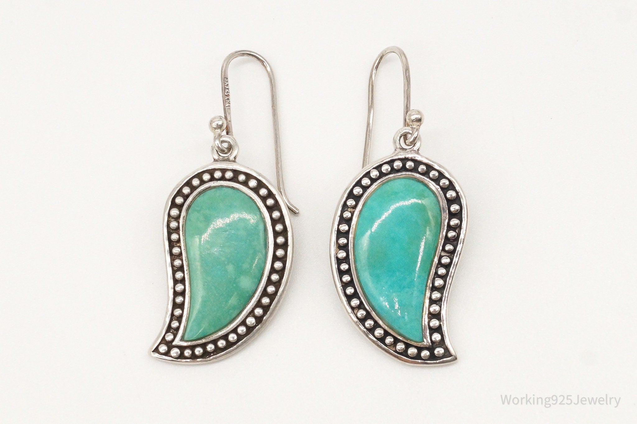 Designer SX Turquoise Sterling Silver Earrings | Jewelry > Earrings | Wiccan Center