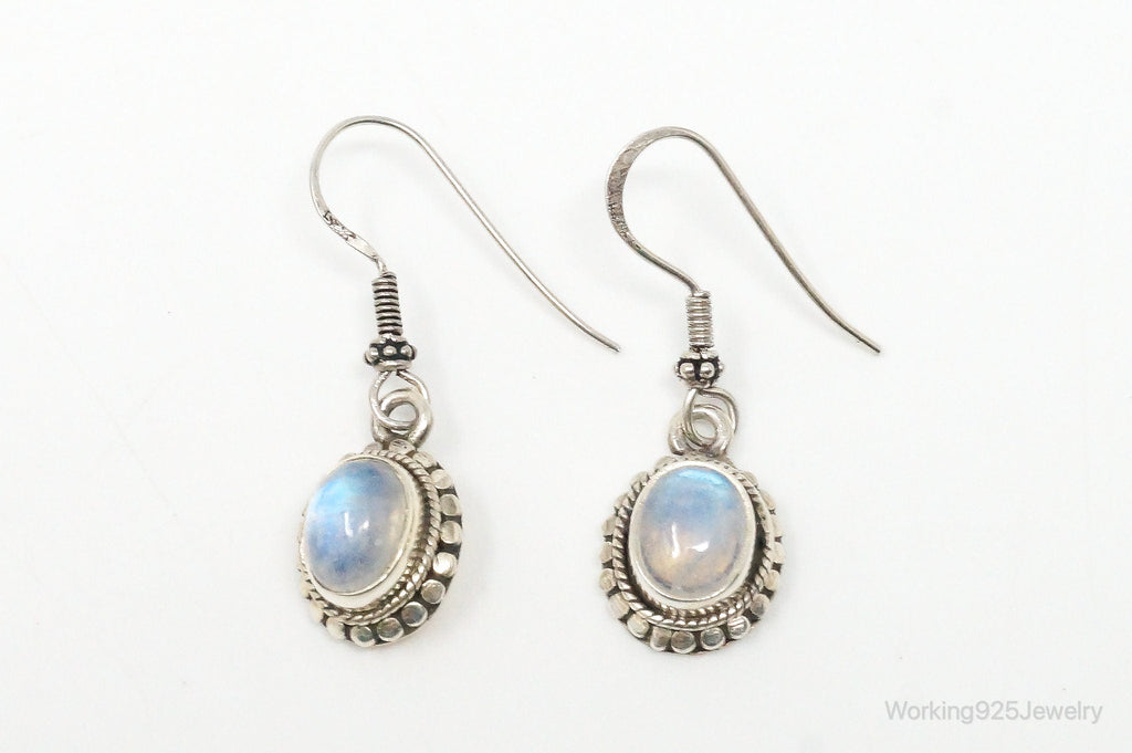 Vintage Moonstone Bali Style Sterling Silver Earrings | Jewelry > Earrings | Wiccan Center