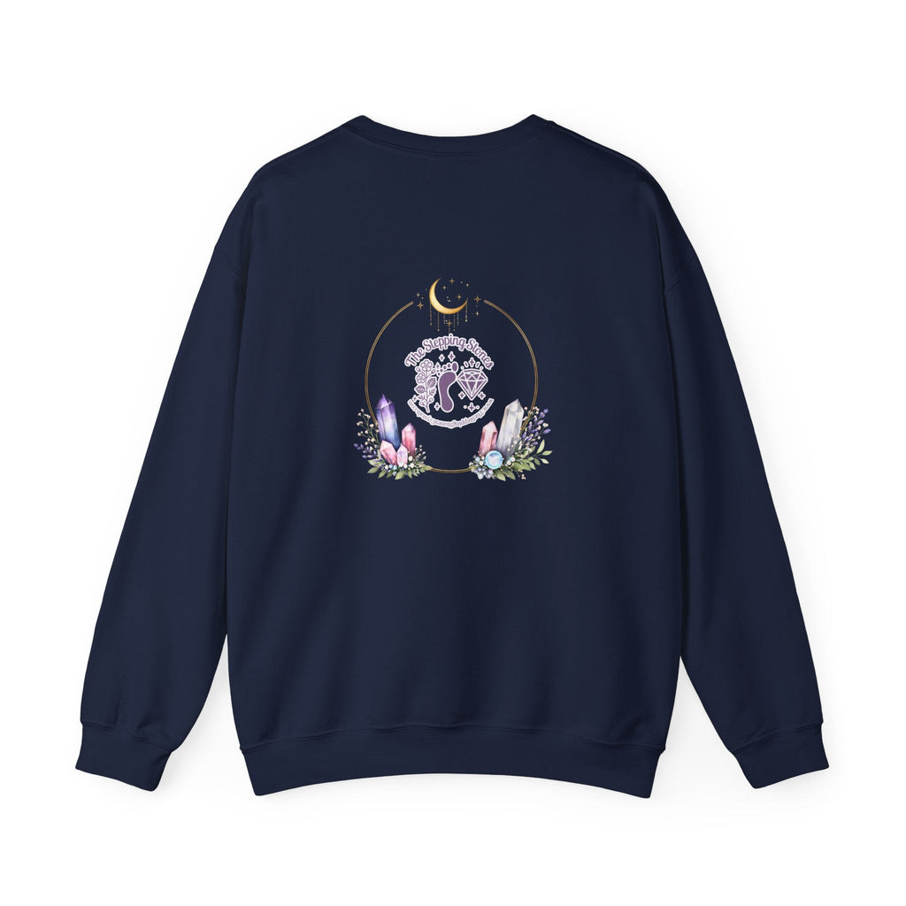 LOVE Crystal Letter Design | Sweatshirt | Wiccan Center