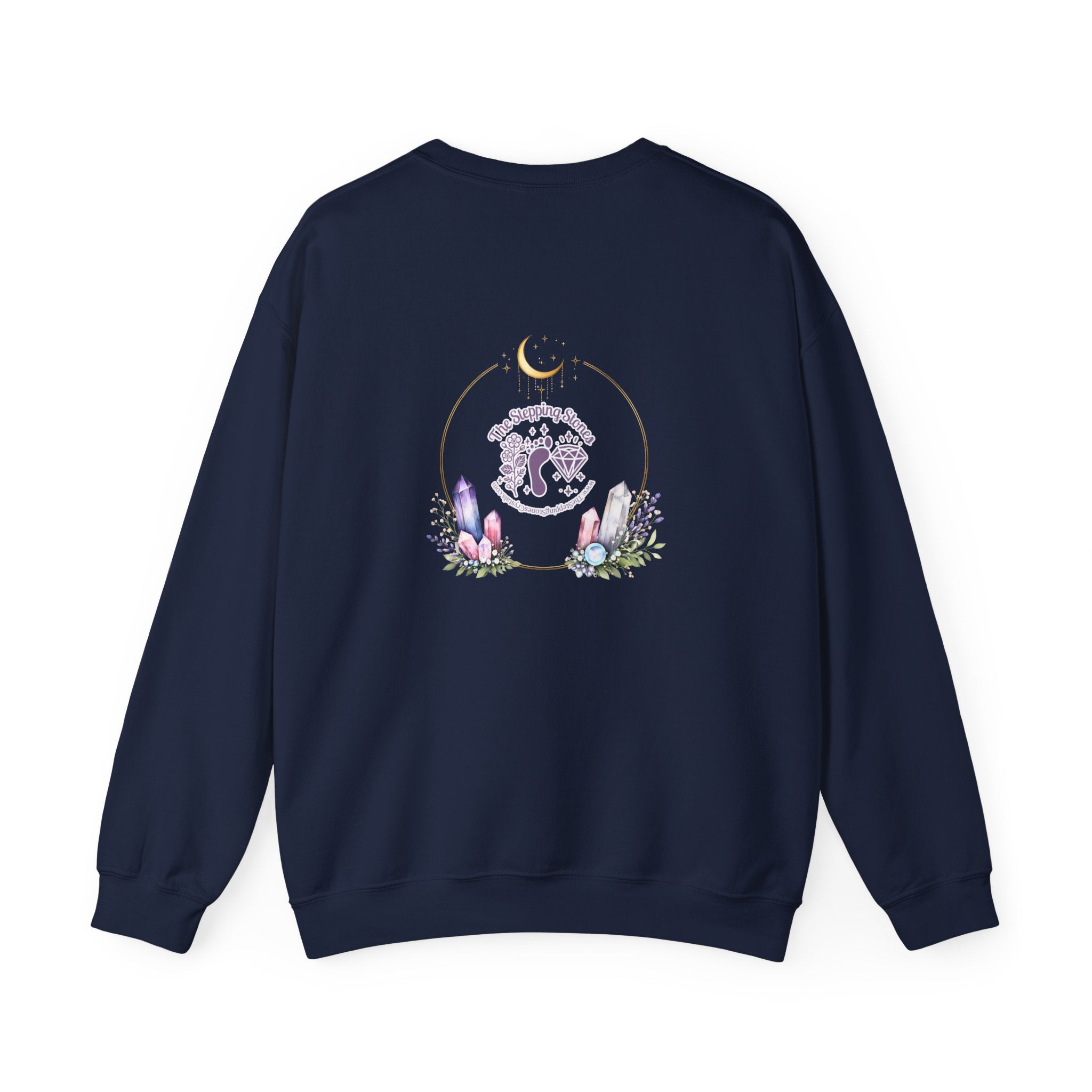 LOVE Crystal Letter Design | Sweatshirt | Wiccan Center