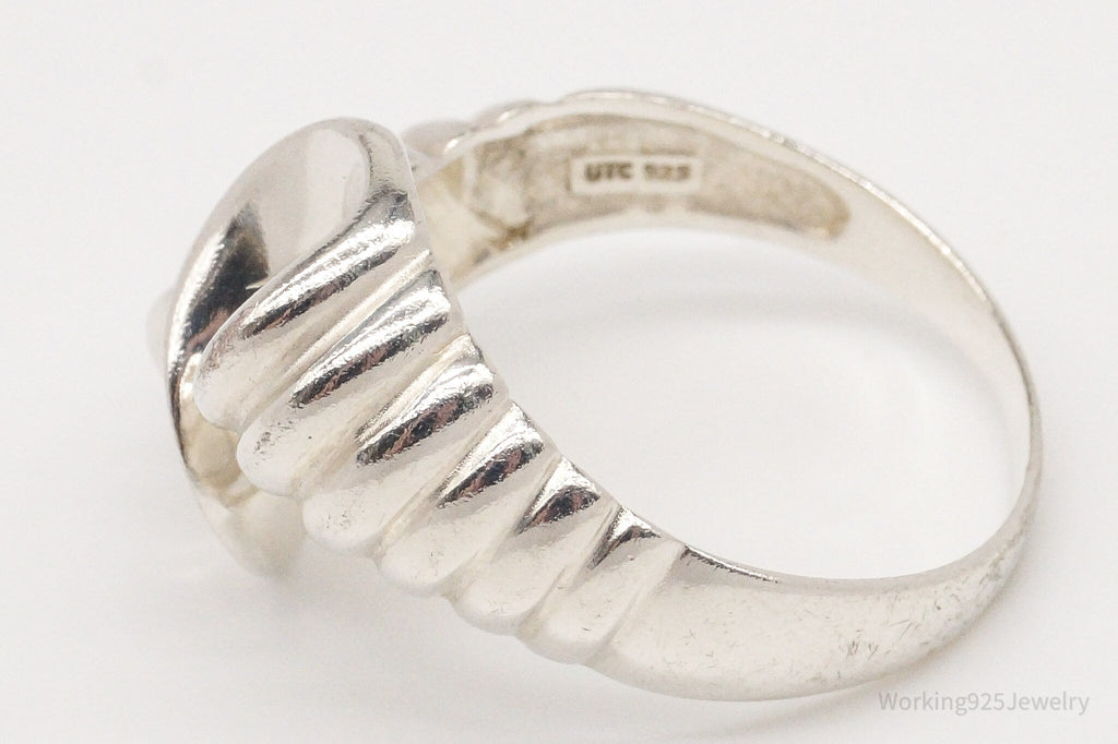 Vintage Modernist Sterling Silver Ring - Size 11.75 | Jewelry > Rings | Wiccan Center