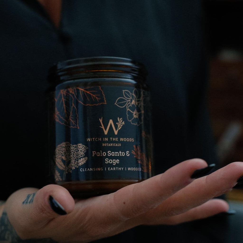 Palo Santo + Sage Candle | Candle | Wiccan Center