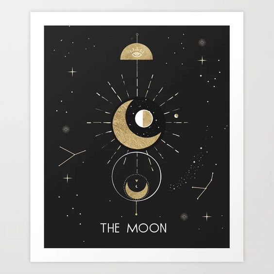 The Moon Art Print