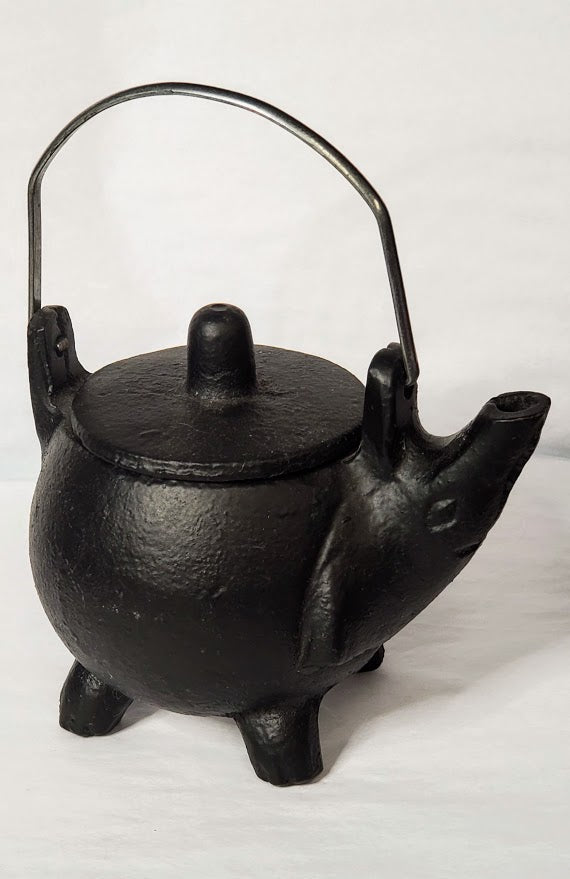 Pot Belly Cast Iron Cauldron (3")