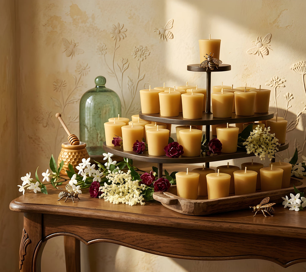 Beeswax Votives Multiple Colors & Quantities | Candles | Wiccan Center