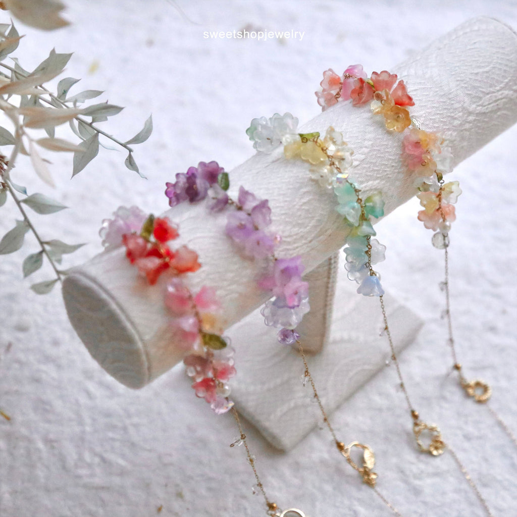 SALE - Colorful Flower Necklaces