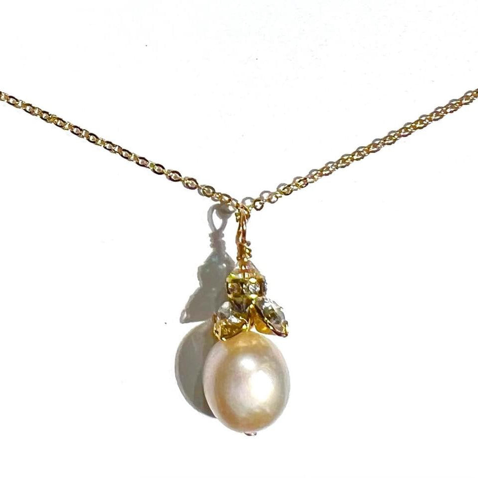 Melissa Baroque Pearl Drop Necklace