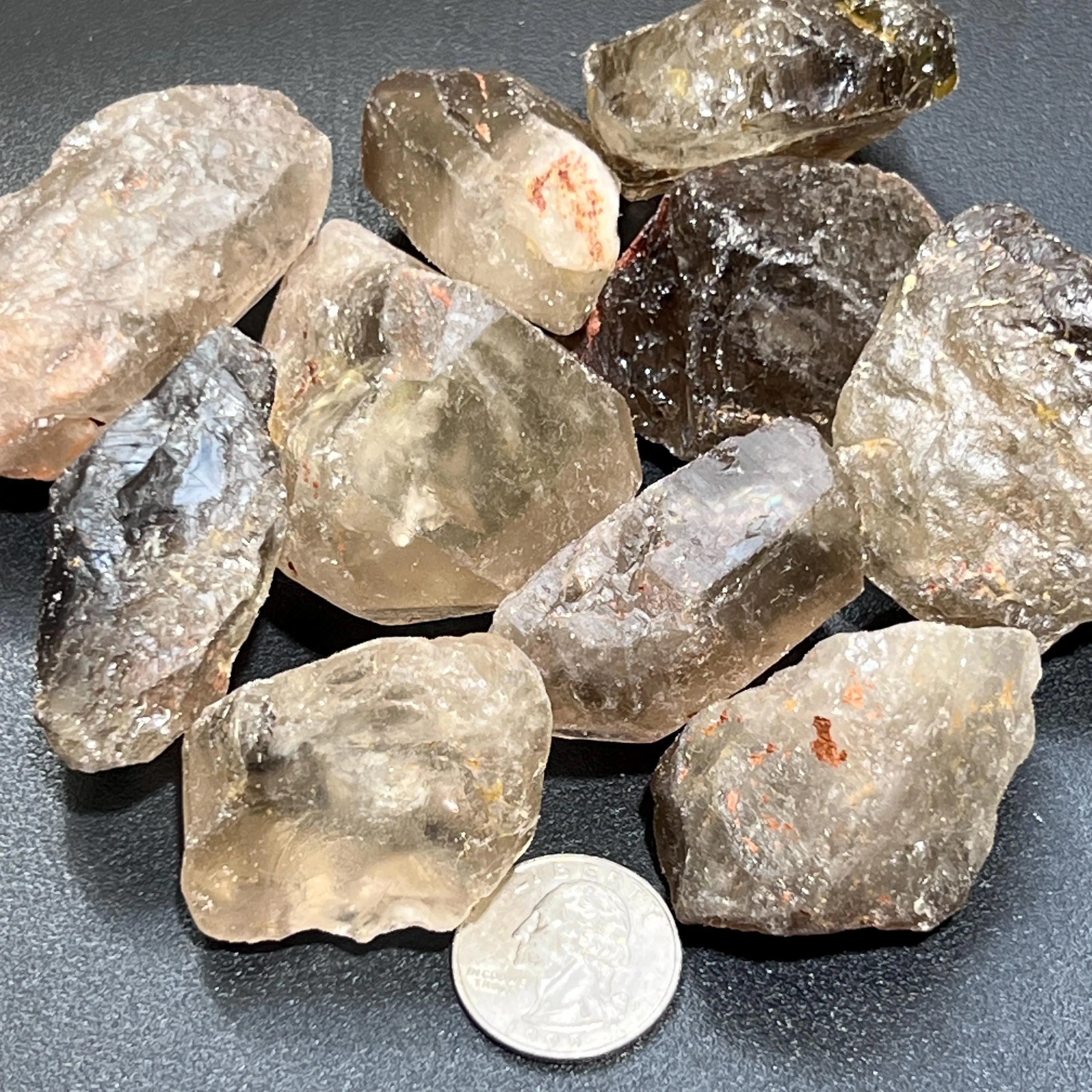 Smoky Quartz Crystal Rough (By The Piece Or Pound) Bulk Wholesale Lot Raw Gemstones | Home & Living > Home Decor > Home Accents > Rocks & Geodes | Wiccan Center