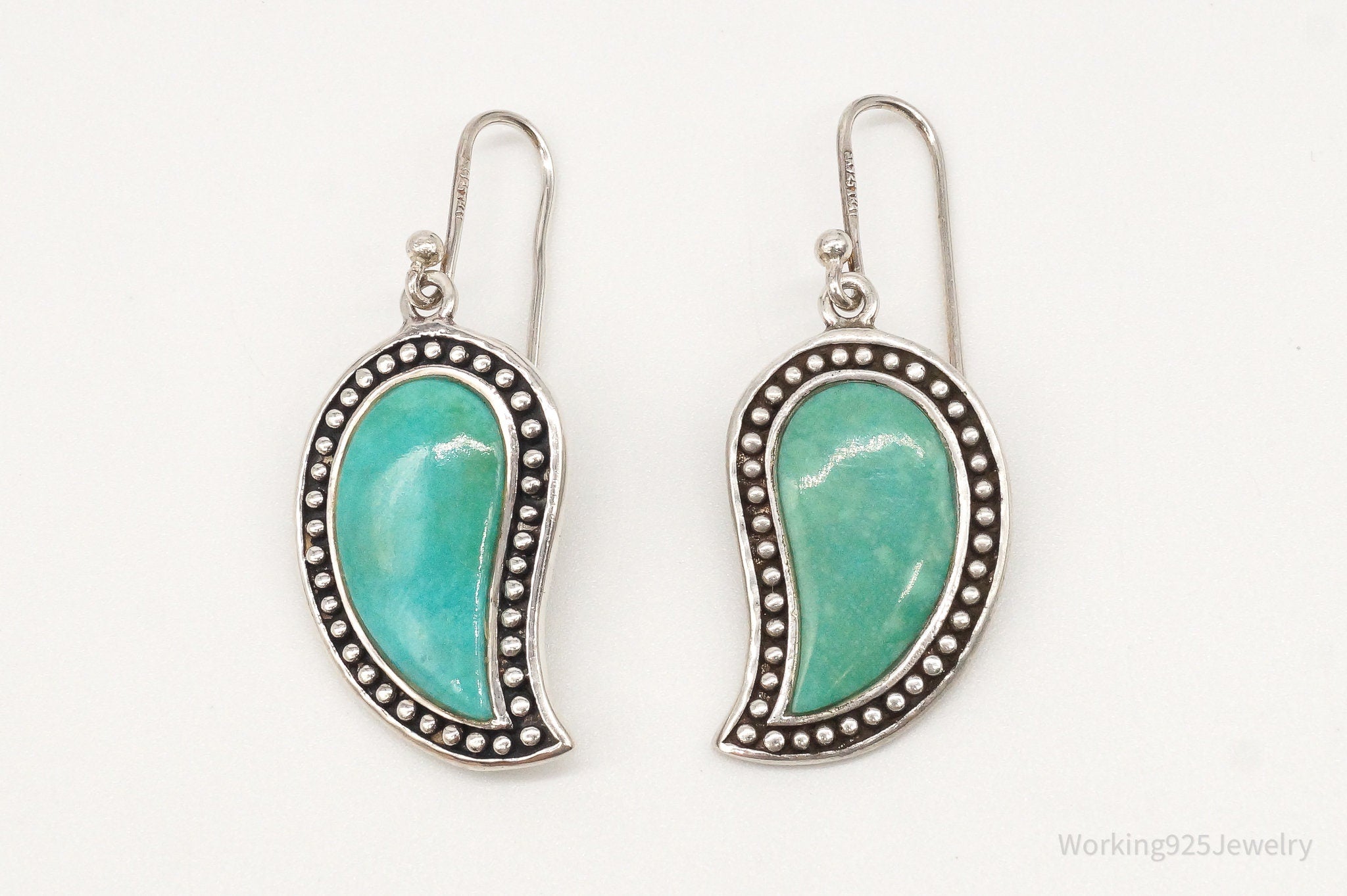 Designer SX Turquoise Sterling Silver Earrings | Jewelry > Earrings | Wiccan Center