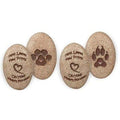 Paw Print Stone (3") | Ritual | Wiccan Center