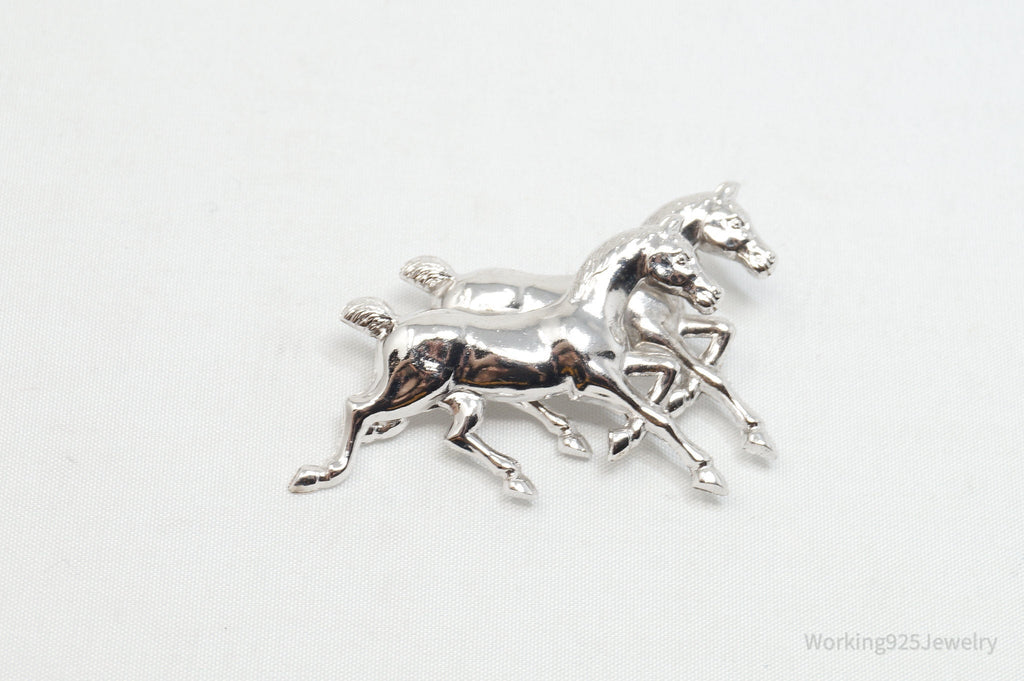 Vintage Designer Carl Art Horse Lover Sterling Silver Brooch Pin | Jewelry > Necklaces > Pendants | Wiccan Center