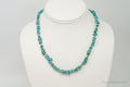 Vintage Native American Unsigned Turquoise Beaded Sterling Silver Necklace | Jewelry > Necklaces > Pendants | Wiccan Center