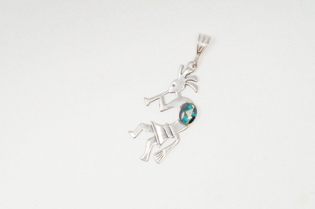 Vintage Native America Darrel Morgan Kokopelli Sterling Silver Necklace | Jewelry > Necklaces > Pendants | Wiccan Center