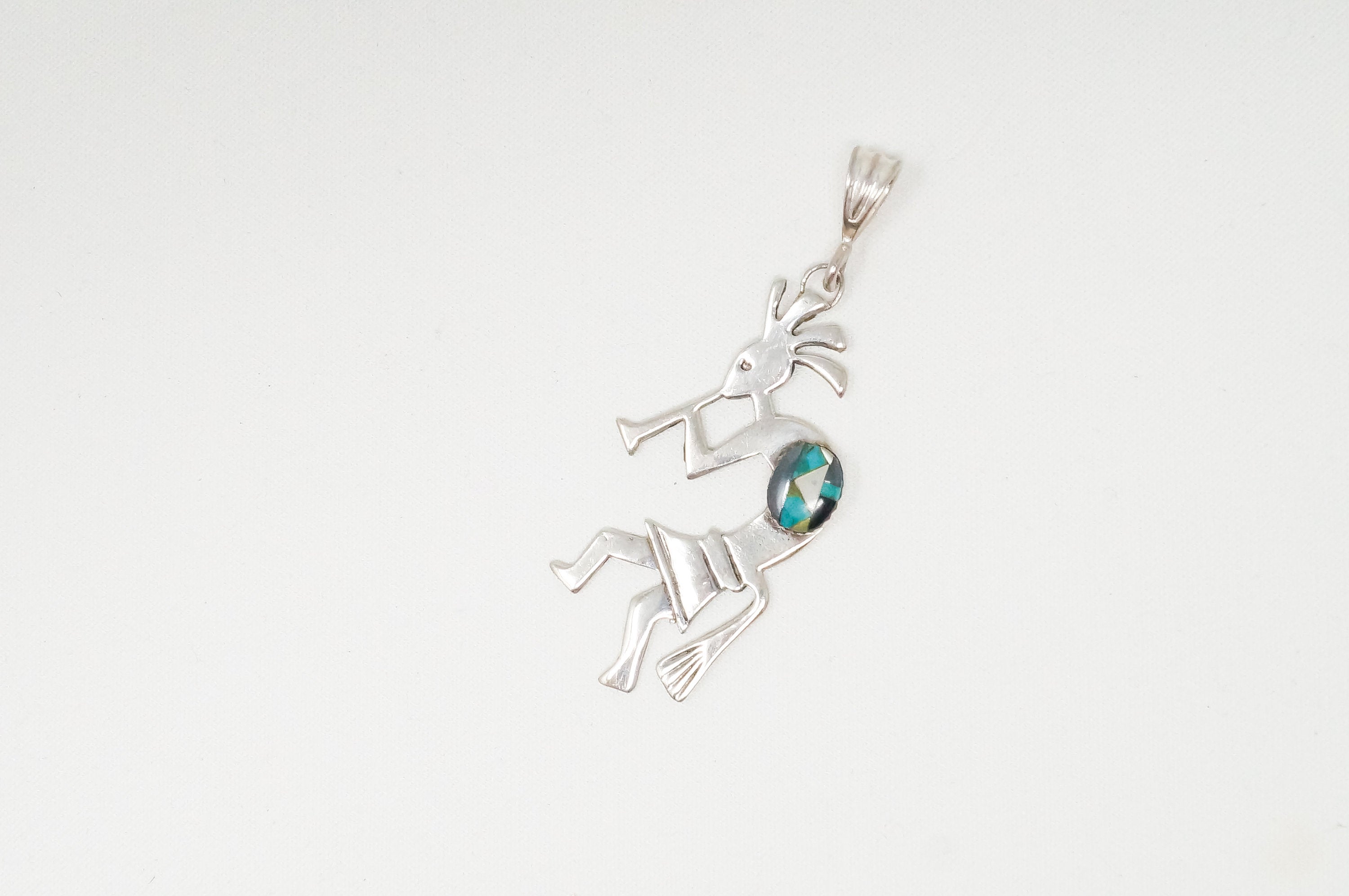 Vintage Native America Darrel Morgan Kokopelli Sterling Silver Necklace | Jewelry > Necklaces > Pendants | Wiccan Center