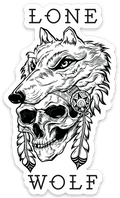 Lone Wolf Decal | | Wiccan Center