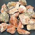 Mixed Color Red Green Calcite Crystal Rough Raw Stones (By The Piece or Pound) | Home & Living > Home Decor > Home Accents > Rocks & Geodes | Wiccan Center