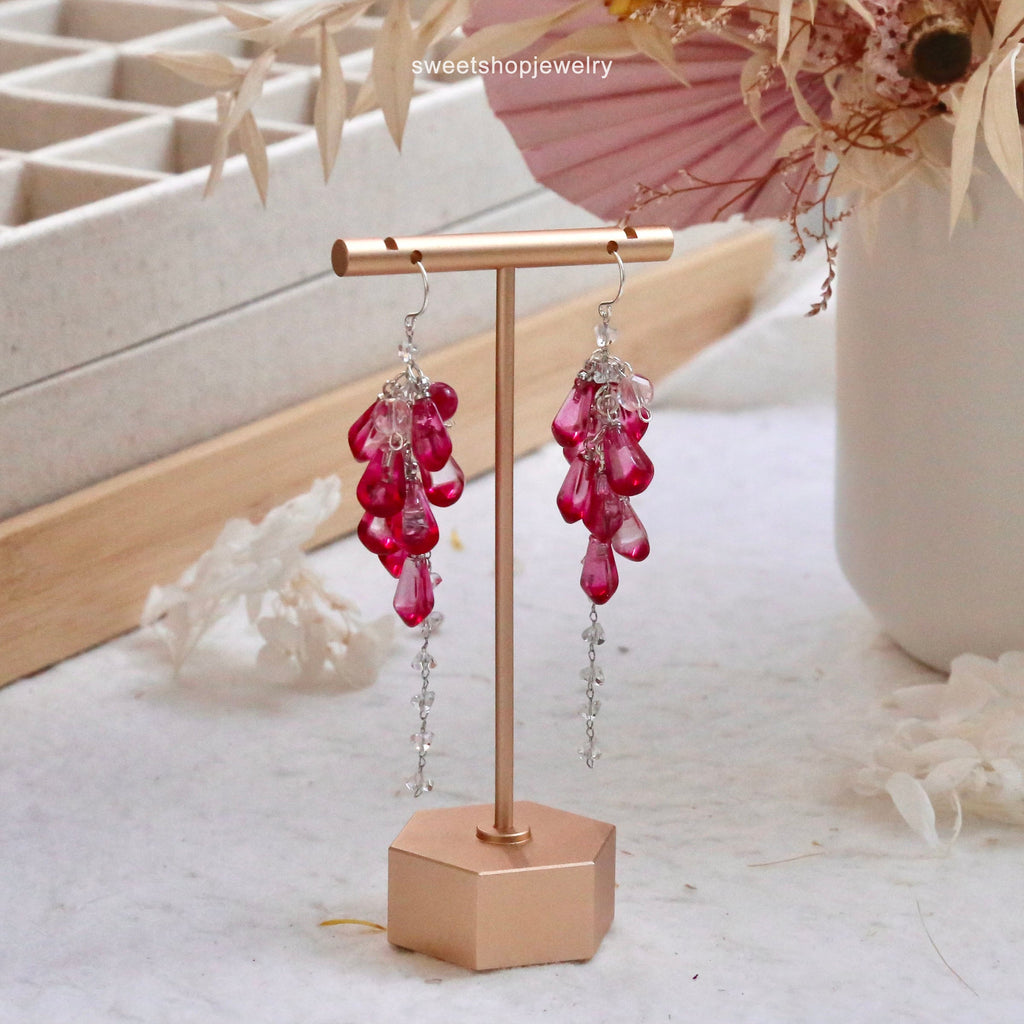 Pomegranate Seed Earrings
