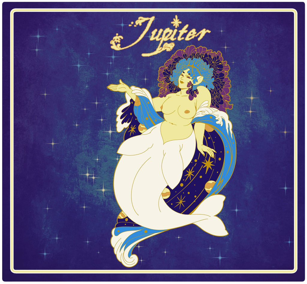 Enamel Pin - Jupiter Celestial Mermaid