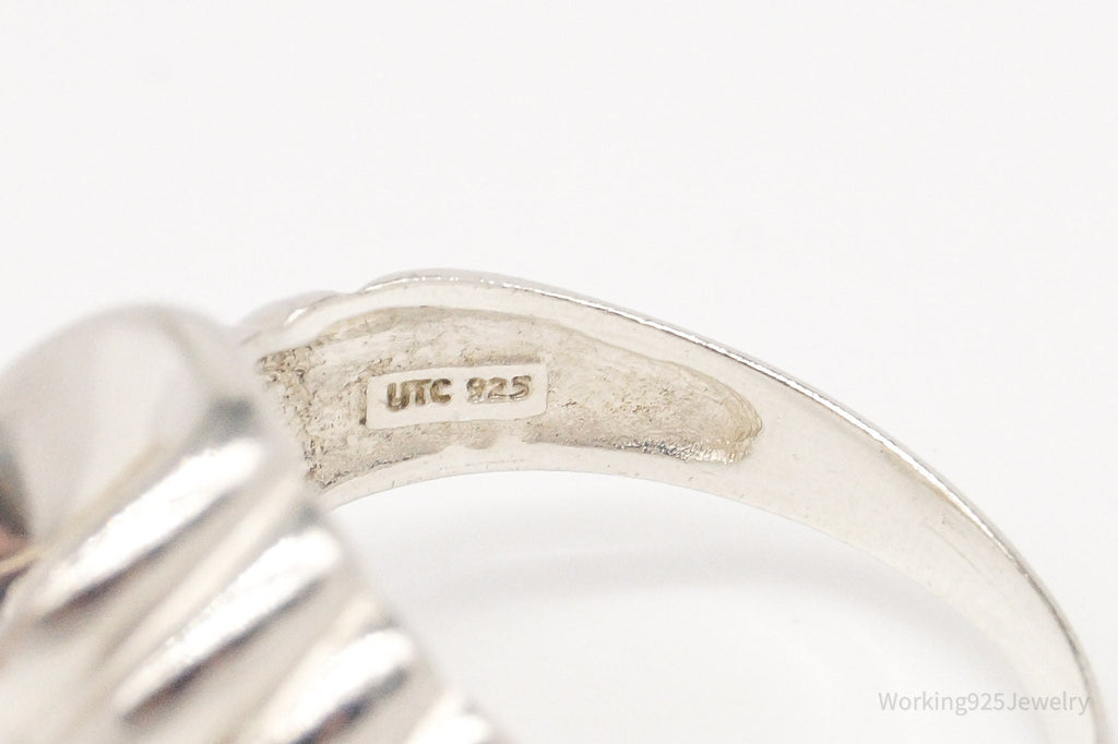 Vintage Modernist Sterling Silver Ring - Size 11.75 | Jewelry > Rings | Wiccan Center