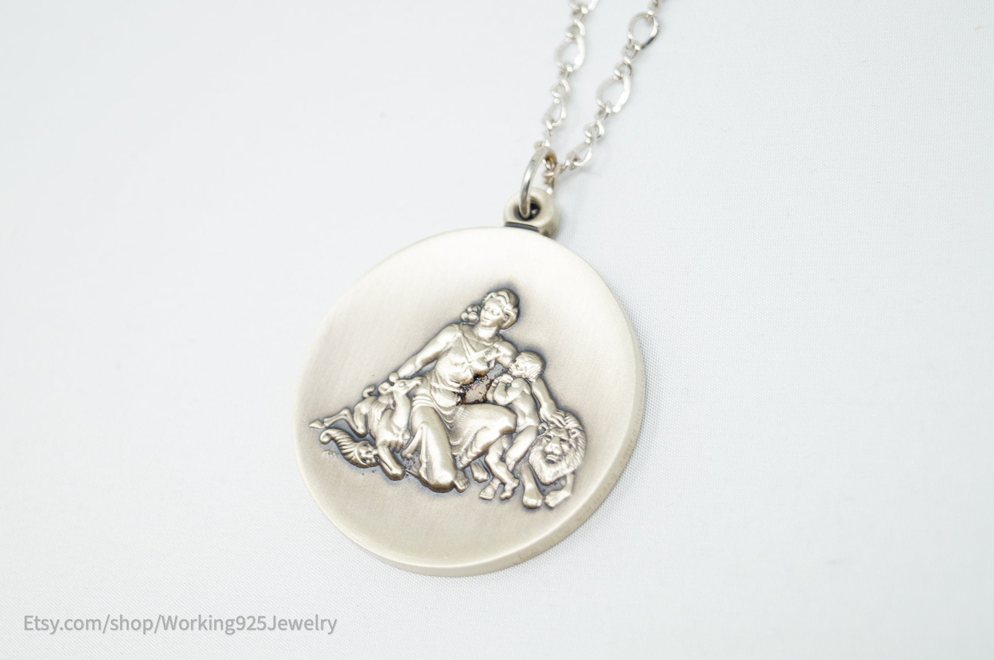 Vtg The Wittnauer Mint Mother O Mine Rudyard Kipling Sterling Silver Necklace | Jewelry > Necklaces | Wiccan Center