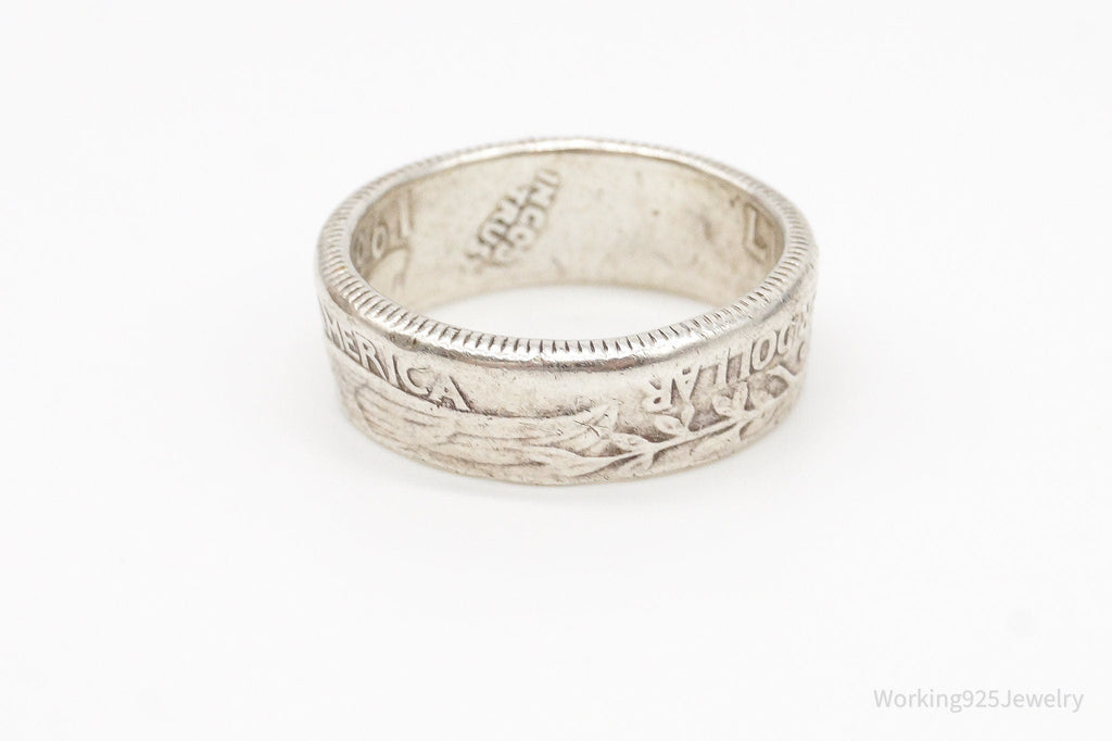 Vintage 1964 Liberty Quarter Dollar Silver Ring - Size 7 | Jewelry > Rings | Wiccan Center