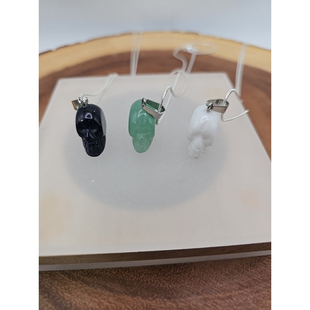 Set Of 3 Shull Pendants W/sterling Silver Chain