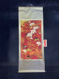 Vintage Chinese Lotus Scroll Painting with Calligraphy by Zhang Daqian