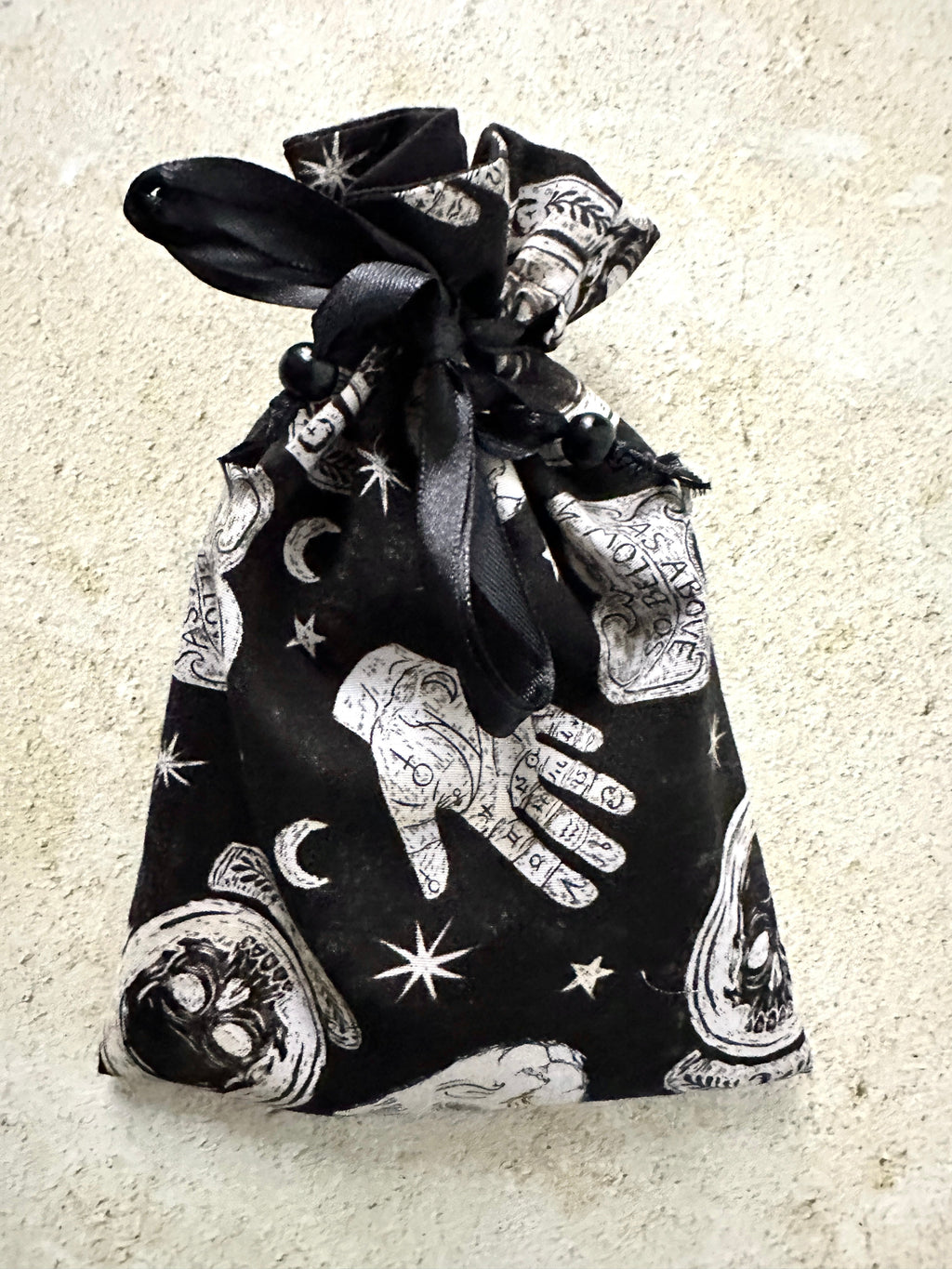Witchy Tarot Card Bag, Ouija Drawstring Bag