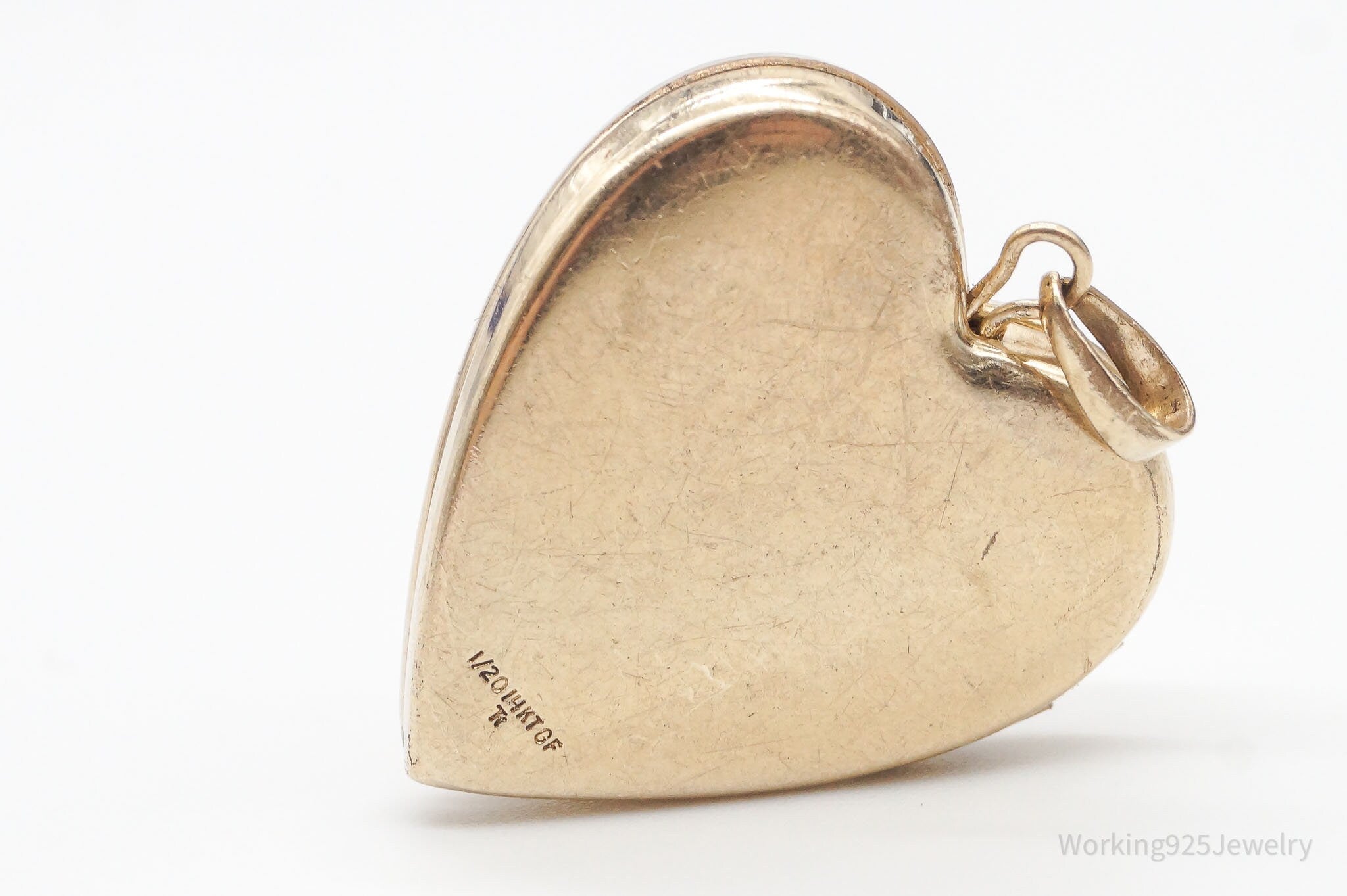 Vintage 14K Gold Filled "I Love You" Heart Locket Pendant | Jewelry > Necklaces > Pendants | Wiccan Center