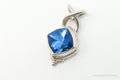 Vintage Bali Designer SARDA Blue Topaz Sterling Silver Pendant | Jewelry > Necklaces > Pendants | Wiccan Center