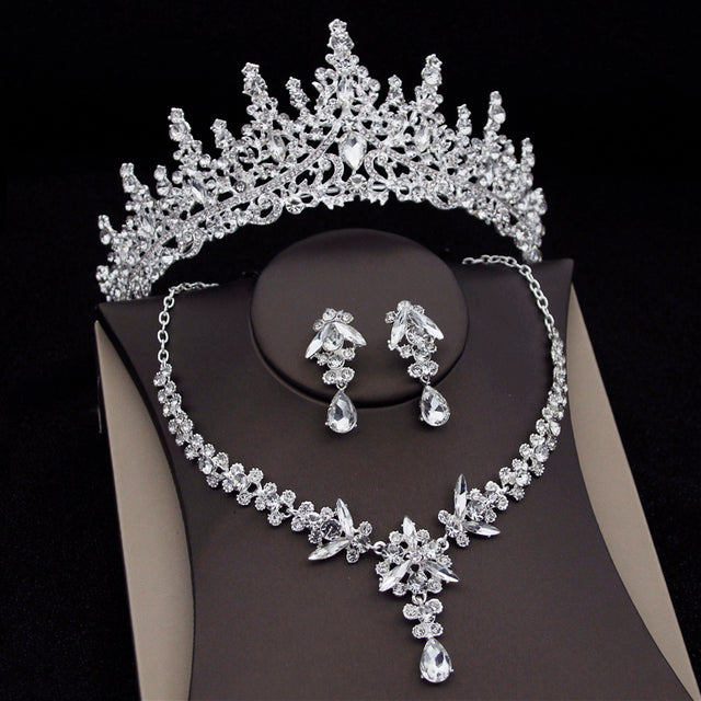 Royal Queen Bridal Jewelry Sets For Women Luxury Tiaras Crow | 0 | Wiccan Center