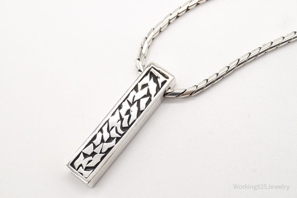 Vintage Bali Style Chain Sterling Silver Necklace | Jewelry > Necklaces > Pendants | Wiccan Center