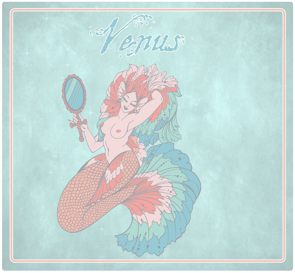 Enamel Pin - Venus Celestial Mermaid