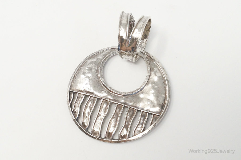 Retired Silpada Cascading Waves Hammered Sterling Silver Necklace Pendant | Jewelry > Necklaces > Pendants | Wiccan Center