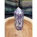 1ea Natural Purple Mica Lepidolite Crystal Point Tower Africa 539g | Crystal Points & Towers | Wiccan Center
