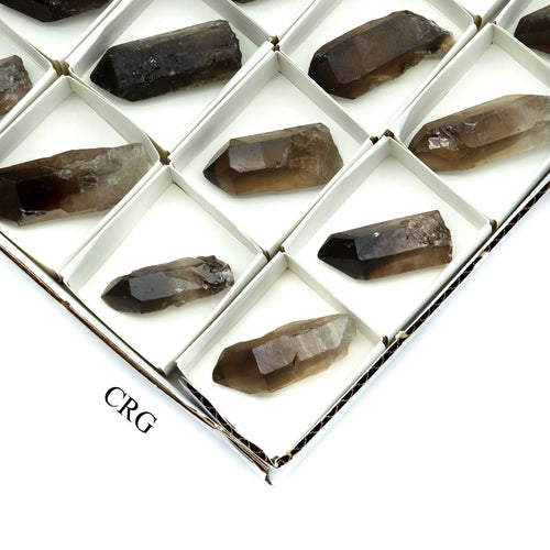 48 Piece Flat - Smoky Quartz Points | Smoky Quartz | Wiccan Center