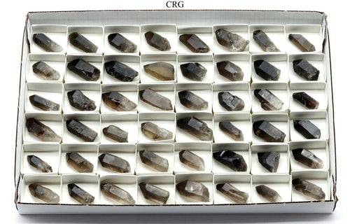 48 Piece Flat - Smoky Quartz Points | Smoky Quartz | Wiccan Center
