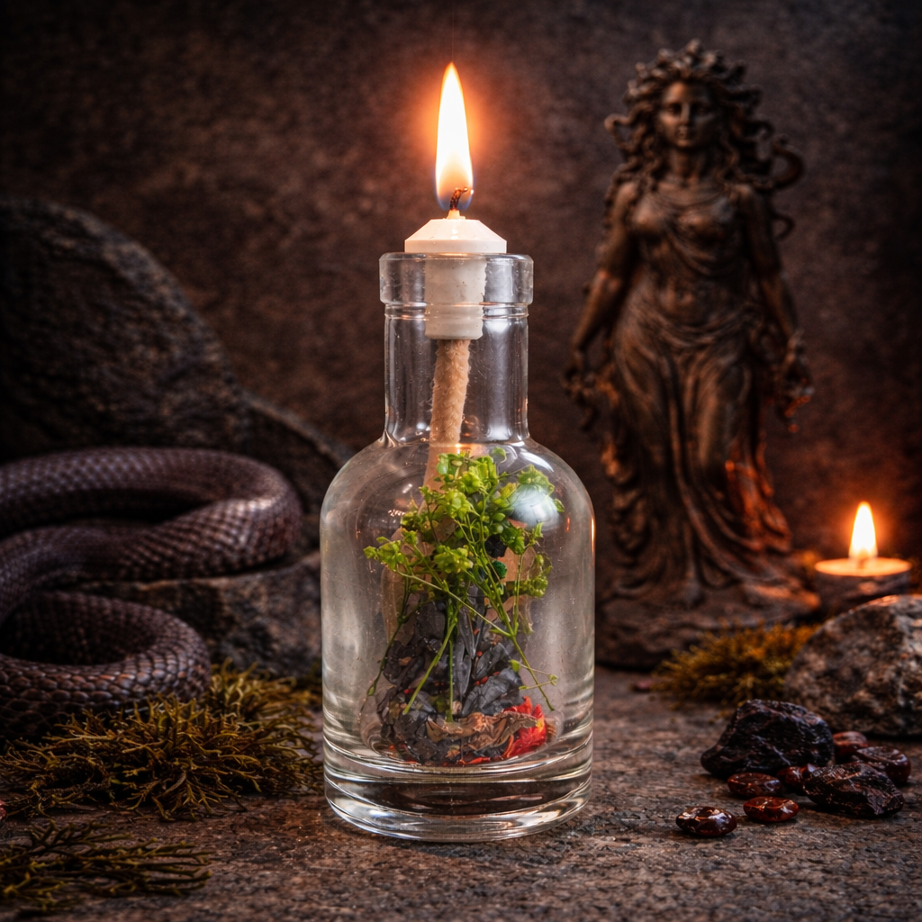 Medusa - Oil Candle | Oil candle | Wiccan Center