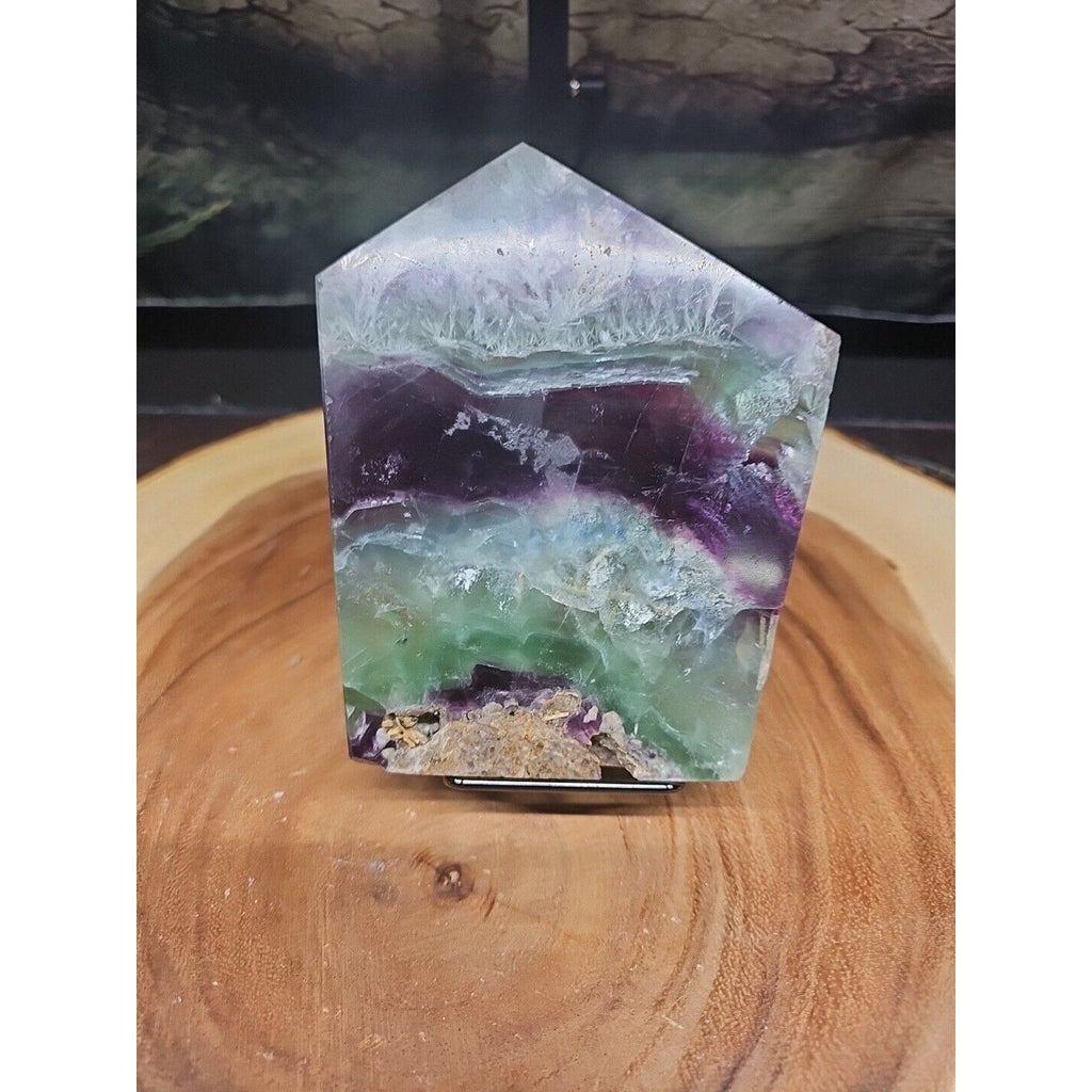 1.15LB Natural fluorite snowflake feather fluorite crystal quartz healing | Mineral Specimens | Wiccan Center