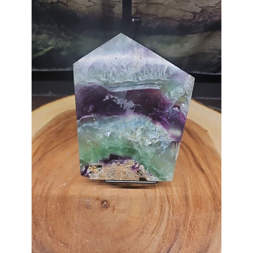 1.15LB Natural fluorite snowflake feather fluorite crystal quartz healing | Mineral Specimens | Wiccan Center