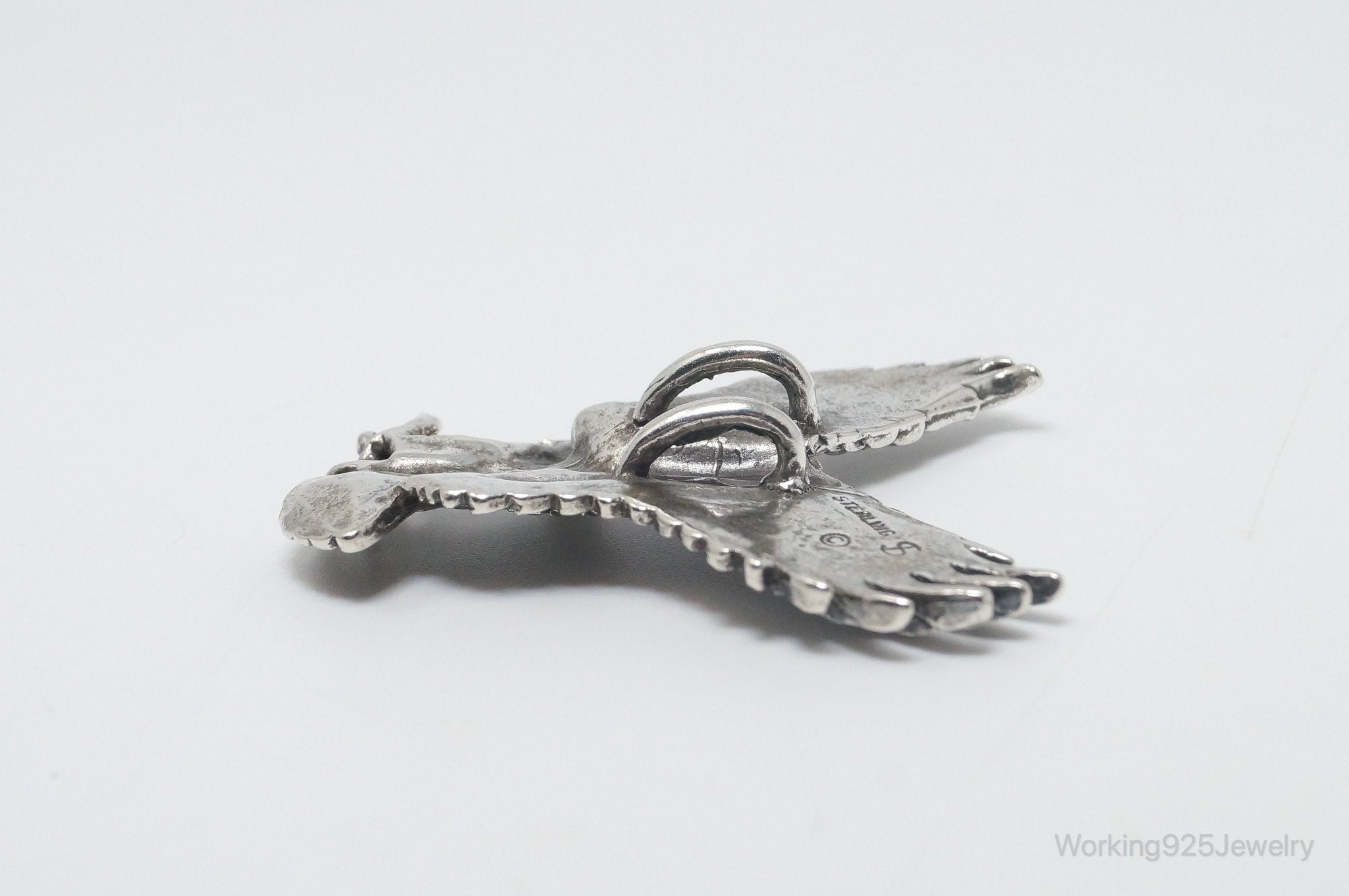 Vintage Native American Shube's Manufacturing Inc Sterling Silver Eagle Pendant | Jewelry > Necklaces > Pendants | Wiccan Center