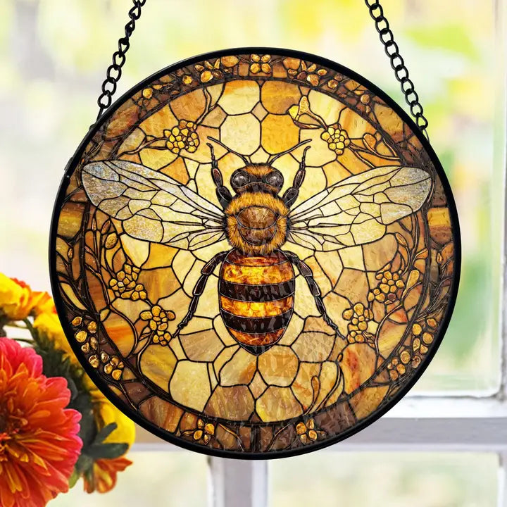 Golden Bee Suncatcher | Gifts | Wiccan Center