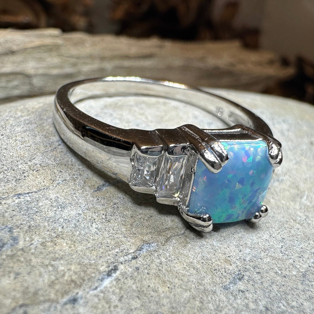 Marvina Blue Opal Ring | Ring | Wiccan Center