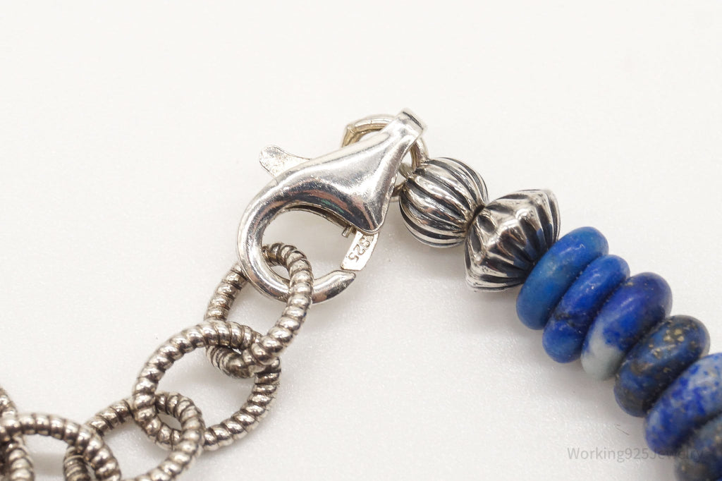 Vintage Southwestern Lapis Lazuli Bead Sterling Silver Necklace | Jewelry > Necklaces | Wiccan Center