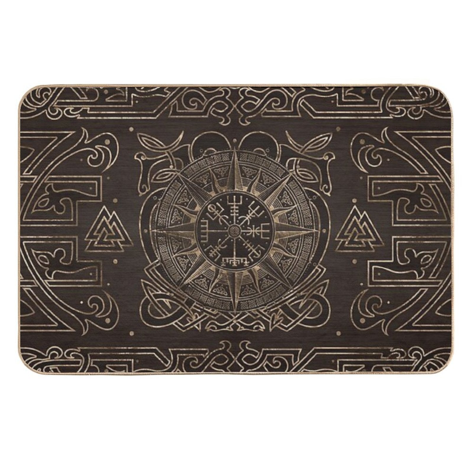 Vegvisir - Viking Compass Ornament  Multi-Purpose Bath Mat