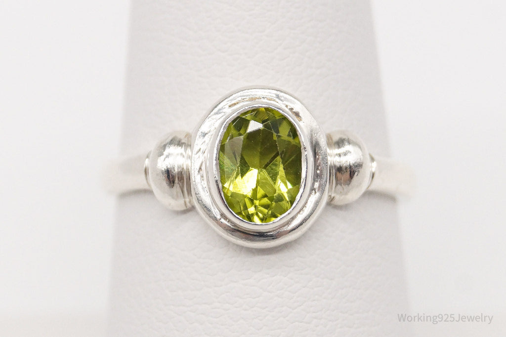 Vintage Peridot Sterling Silver Ring - Size 7.5 | Jewelry > Rings | Wiccan Center