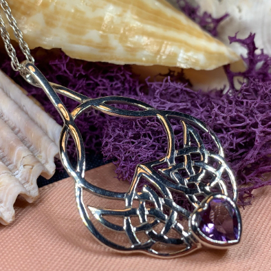Endless Love Celtic Knot Necklace in Sterling Silver | Pendant | Wiccan Center