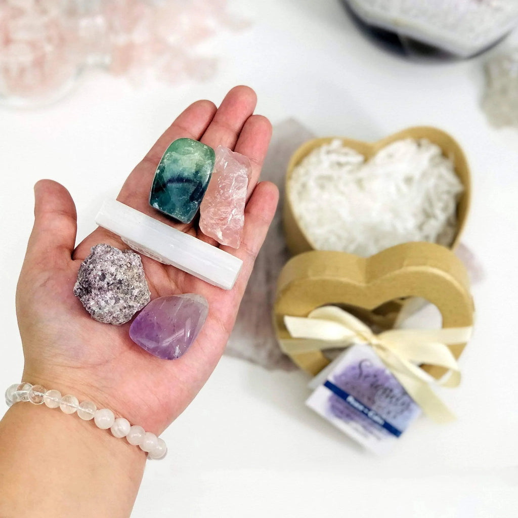 Valentine's Serenity Crystal Set