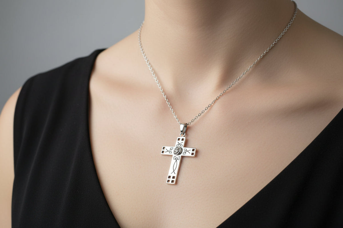 Scottish Mackintosh Cross Necklace