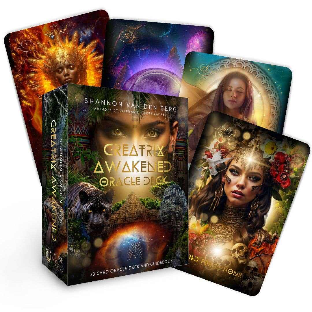 Creatrix Awakened Oracle Deck: 33 Cards & 126 Pg Book) | Sacred Book Store | Wiccan Center
